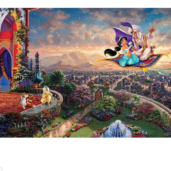 NEW CEACO THOMAS KINCAID THE DISNEY COLLECTION ALLADIN. - Picture 2 of 6